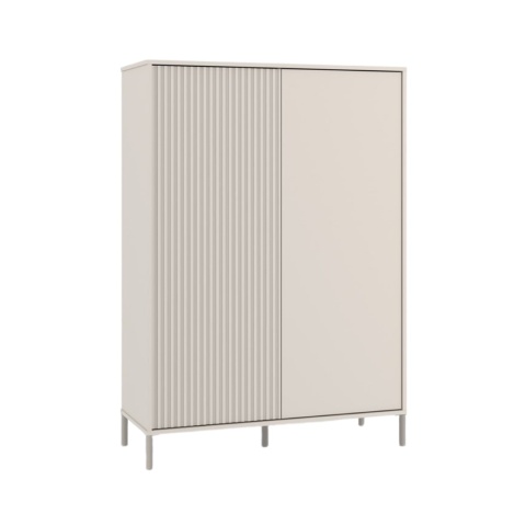 Wysoka komoda do sypialni KOM-937-KASZ-LAM-GŁ