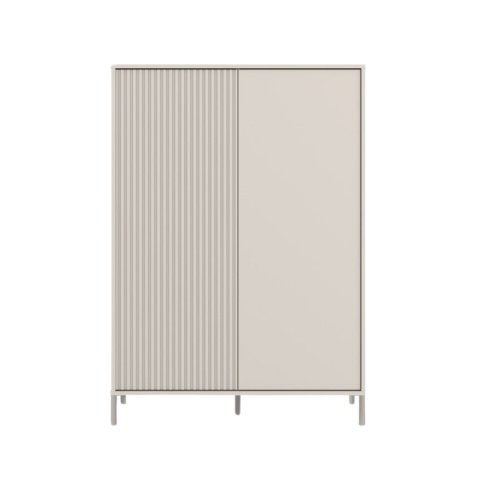 Wysoka komoda do sypialni KOM-937-KASZ-LAM-GŁ