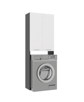 Zabudowa nad pralkę LAZ-1303-ANT-BIEL-MAT