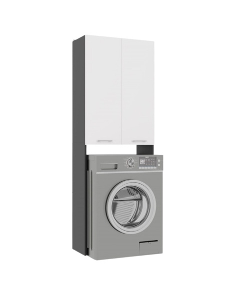 Zabudowa nad pralkę LAZ-1303-ANT-BIEL-MAT