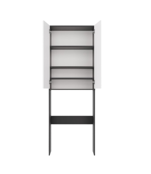 Zabudowa nad pralkę LAZ-1303-ANT-BIEL-MAT