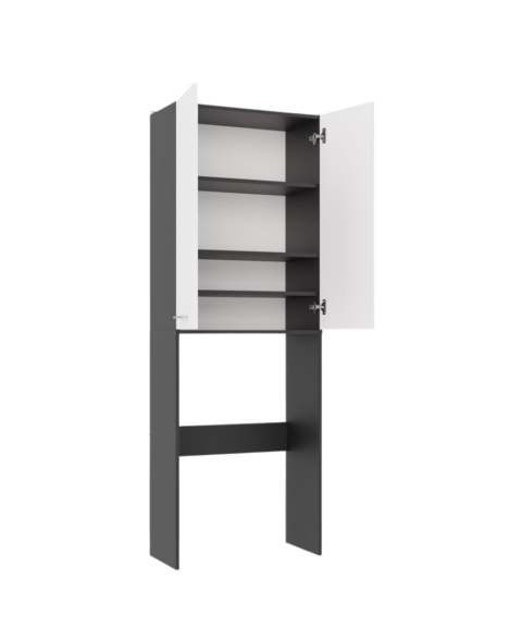 Zabudowa nad pralkę LAZ-1303-ANT-BIEL-MAT