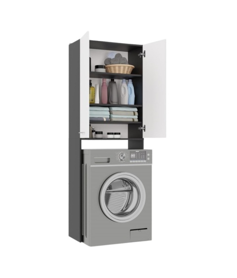 Zabudowa nad pralkę LAZ-1303-ANT-BIEL-MAT