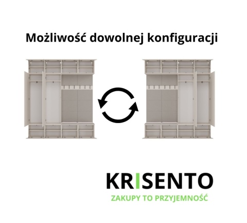 Zestaw do przedpokoju z siedziskiem GAR-108-2W-2S-KASZ