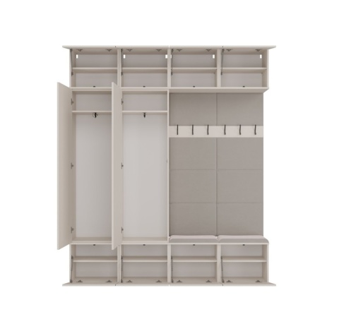 Zestaw do przedpokoju z siedziskiem GAR-108-2W-2S-KASZ