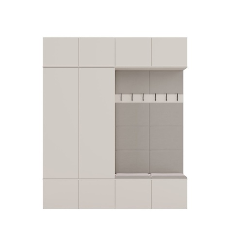 Zestaw do przedpokoju z siedziskiem GAR-108-2W-2S-KASZ