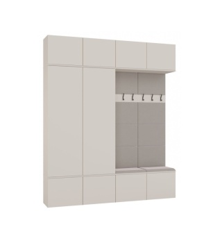 Zestaw do przedpokoju z siedziskiem GAR-108-2W-2S-KASZ