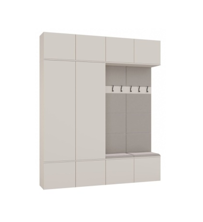 Zestaw do przedpokoju z siedziskiem GAR-108-2W-2S-KASZ