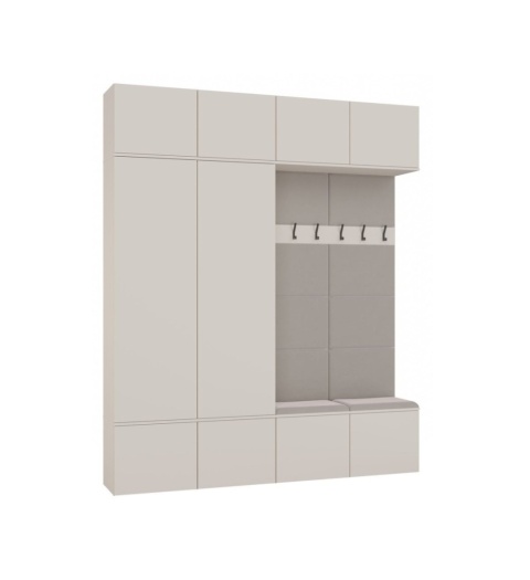 Zestaw do przedpokoju z siedziskiem GAR-108-2W-2S-KASZ