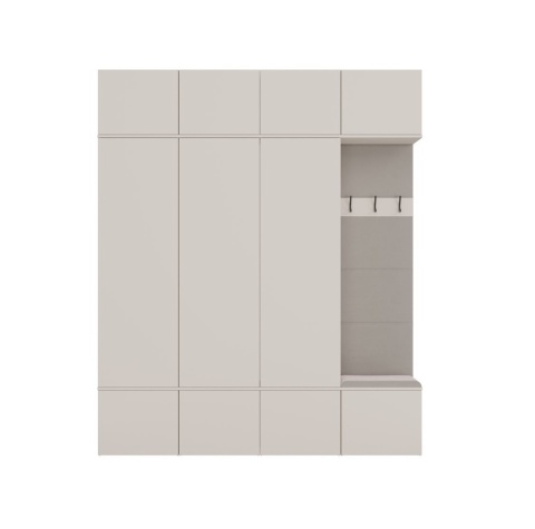 Zestaw mebli do przedpokoju z siedziskiem GAR-108-1W-3S-KASZ