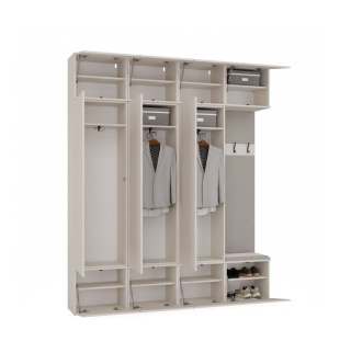 Zestaw mebli do przedpokoju z siedziskiem GAR-108-1W-3S-KASZ