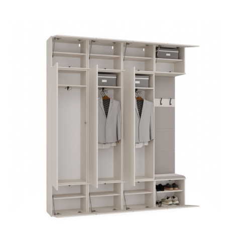 Zestaw mebli do przedpokoju z siedziskiem GAR-108-1W-3S-KASZ