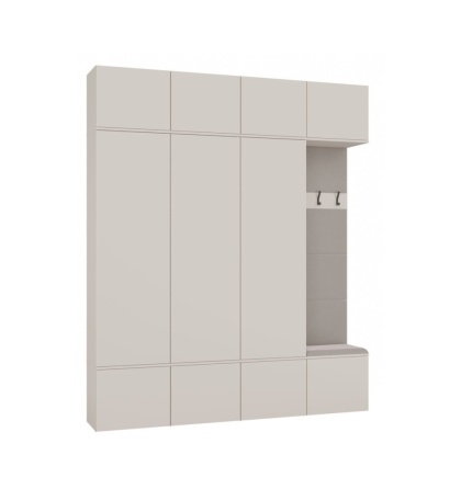 Zestaw mebli do przedpokoju z siedziskiem GAR-108-1W-3S-KASZ