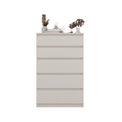 Beżowa komoda do sypialni KOM-903-KASZ