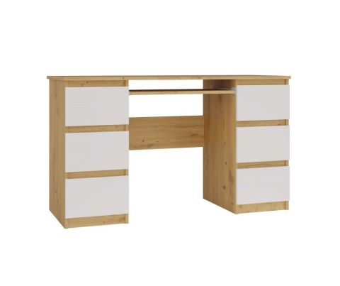 Biurko 130 cm BIUR-705-ART-BIEL-MAT