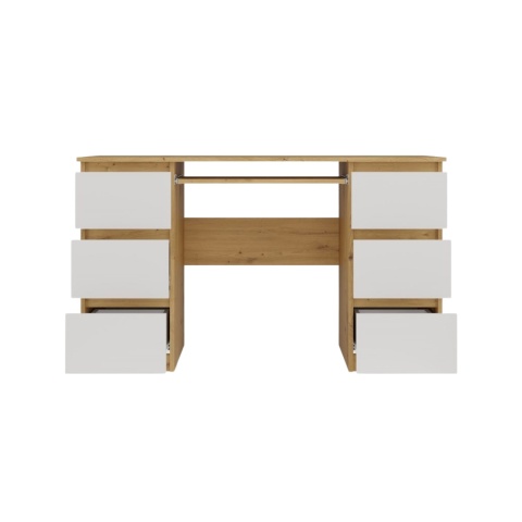 Biurko 130 cm BIUR-705-ART-BIEL-MAT
