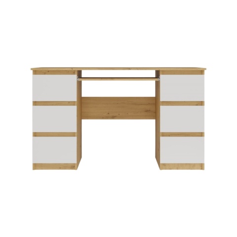 Biurko 130 cm BIUR-705-ART-BIEL-MAT