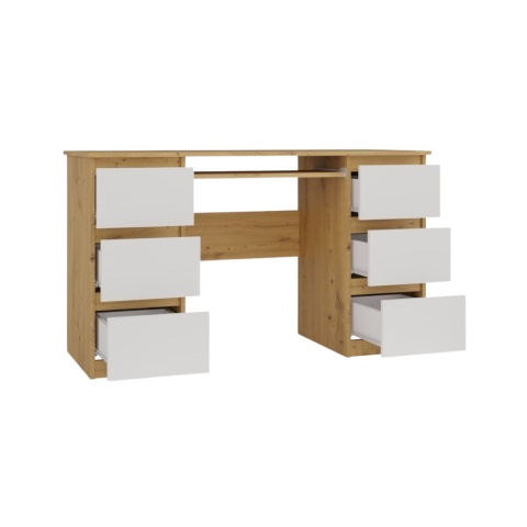 Biurko 130 cm BIUR-705-ART-BIEL-MAT