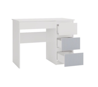 Biurko do pokoju dziecięcego BIUR-706-BIEL-NIEB-P
