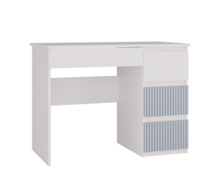 Biurko do pokoju dziecięcego BIUR-706-BIEL-NIEB-P