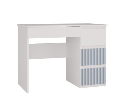 Biurko do pokoju dziecięcego BIUR-706-BIEL-NIEB-P
