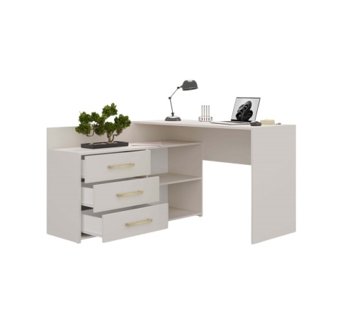 Biurko narożne duże BIUR-704-KASZ