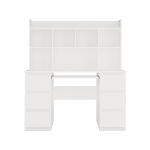 Biurko z nadstawką BIUR-705-NADST-BIEL-MAT