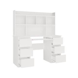 Biurko z nadstawką BIUR-705-NADST-BIEL-MAT