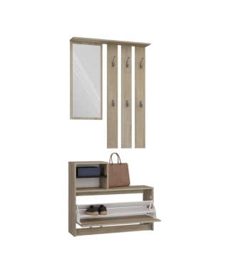 Garderoba na przedpokój dąb sonoma GAR-101-SON