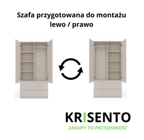Kaszmirowa szafa SZAF-1009-KASZ
