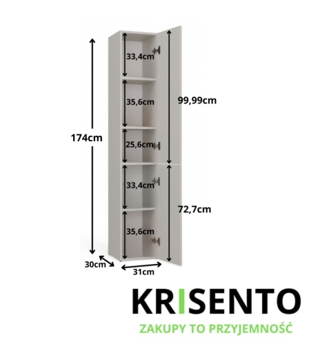 Kaszmirowy słupek łazienkowy LAZ-1314-KASZ