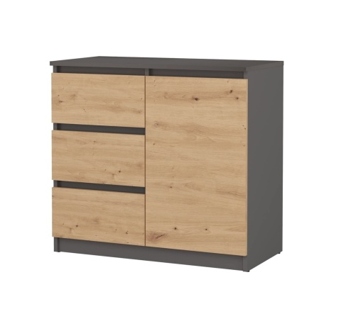Komoda 80 cm szerokości KOM-910-ANT-ART