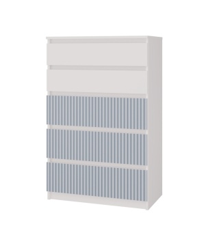 Komoda dla dzieci KOM-903-BIEL-NIEB