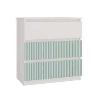 Komoda dla dziecka KOM-901-BIEL-MIET