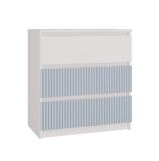 Komoda do pokoju dziecka KOM-901-BIEL-NIEB