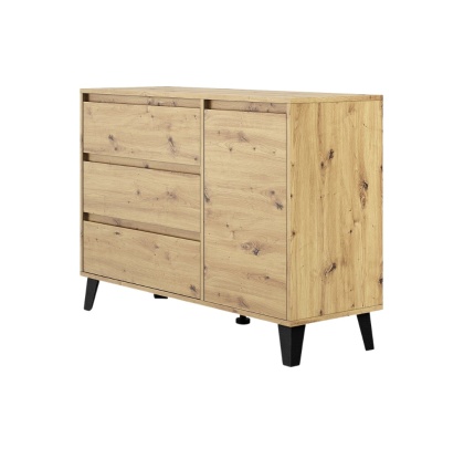 Komoda do sypialni na nóżkach KOM-929-ART