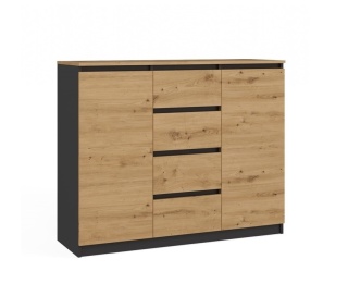 Komoda młodzieżowa 120cm KOM-913-ANT-ART-BA