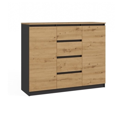 Komoda młodzieżowa 120cm KOM-913-ANT-ART-BA