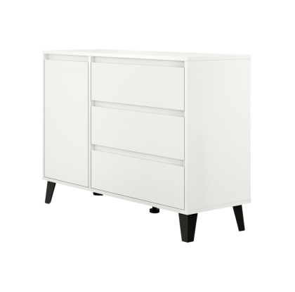 Komoda skandynawska biała KOM-929-BIEL