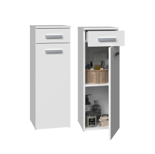 Mała szafka do łazienki LAZ-1317-BIEL-MAT