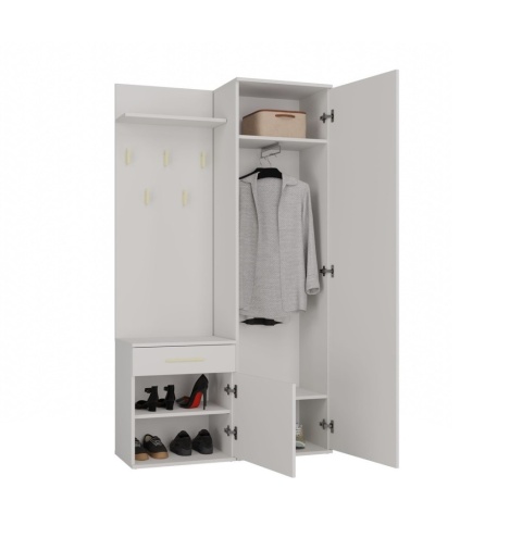 Nowoczesna garderoba do przedpokoju kaszmir GAR-104-KASZ