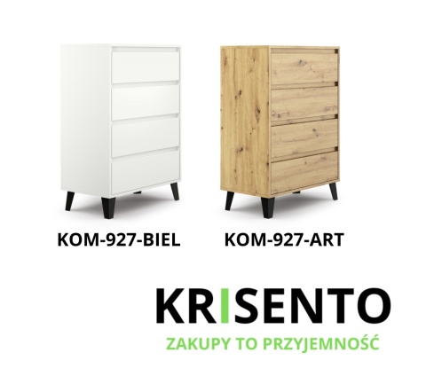 Nowoczesna komoda na nóżkach KOM-927-ART