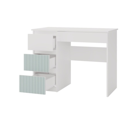 Nowoczesne biurko dla dziecka BIUR-706-BIEL-MIET-L