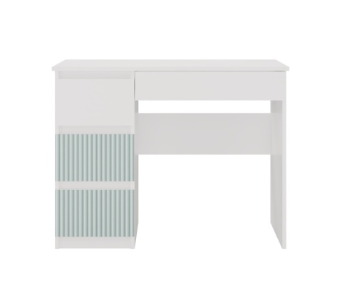 Nowoczesne biurko dla dziecka BIUR-706-BIEL-MIET-L