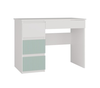 Nowoczesne biurko dla dziecka BIUR-706-BIEL-MIET-L