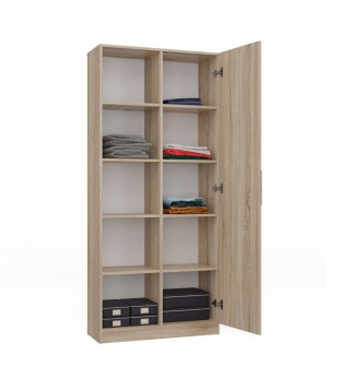 Regał częściowo zamknięty 10 półek RE-1426-SON