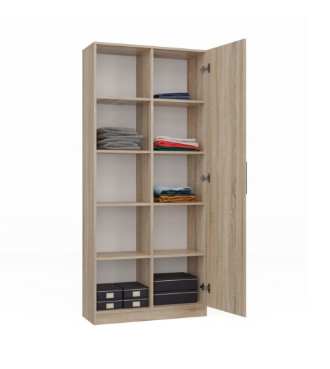 Regał częściowo zamknięty 10 półek RE-1426-SON