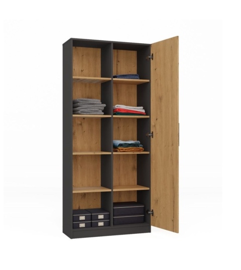 Regał półotwarty 10 półek RE-1426-ANT-ART