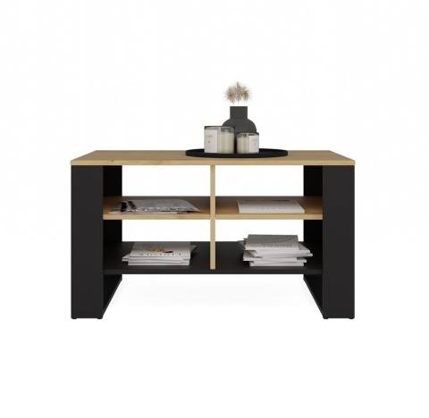 Stolik kawowy lamele STOL-830-ART-CZERN-LAM