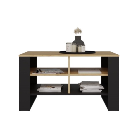 Stolik z półkami STOL-830-ART-CZERN